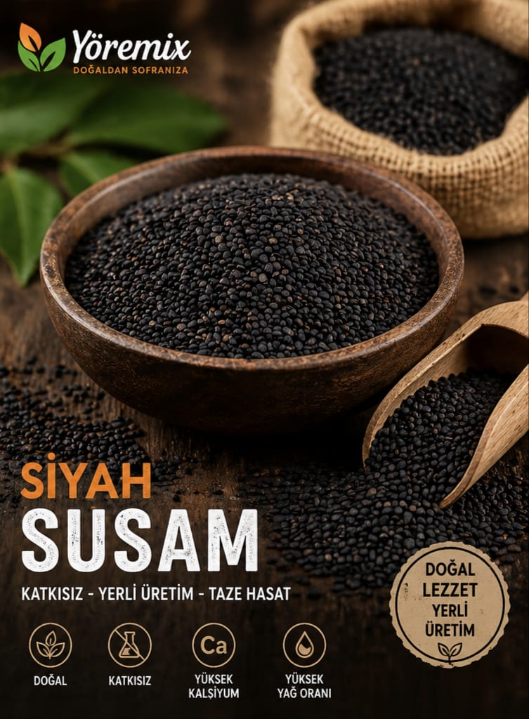 Doğal Yerli Susam 1KG – Katkısız Taze Hasat Susam