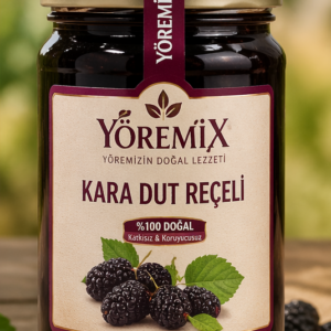 Ev Yapımı Kara Dut Reçeli 500GR – Katkısız Doğal Reçel